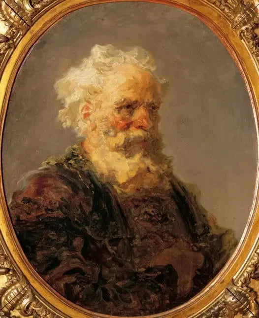 Portrait d'homme âgé - Jean-Honoré Fragonard image 1 reproduction d’œuvre d’art à l’huile