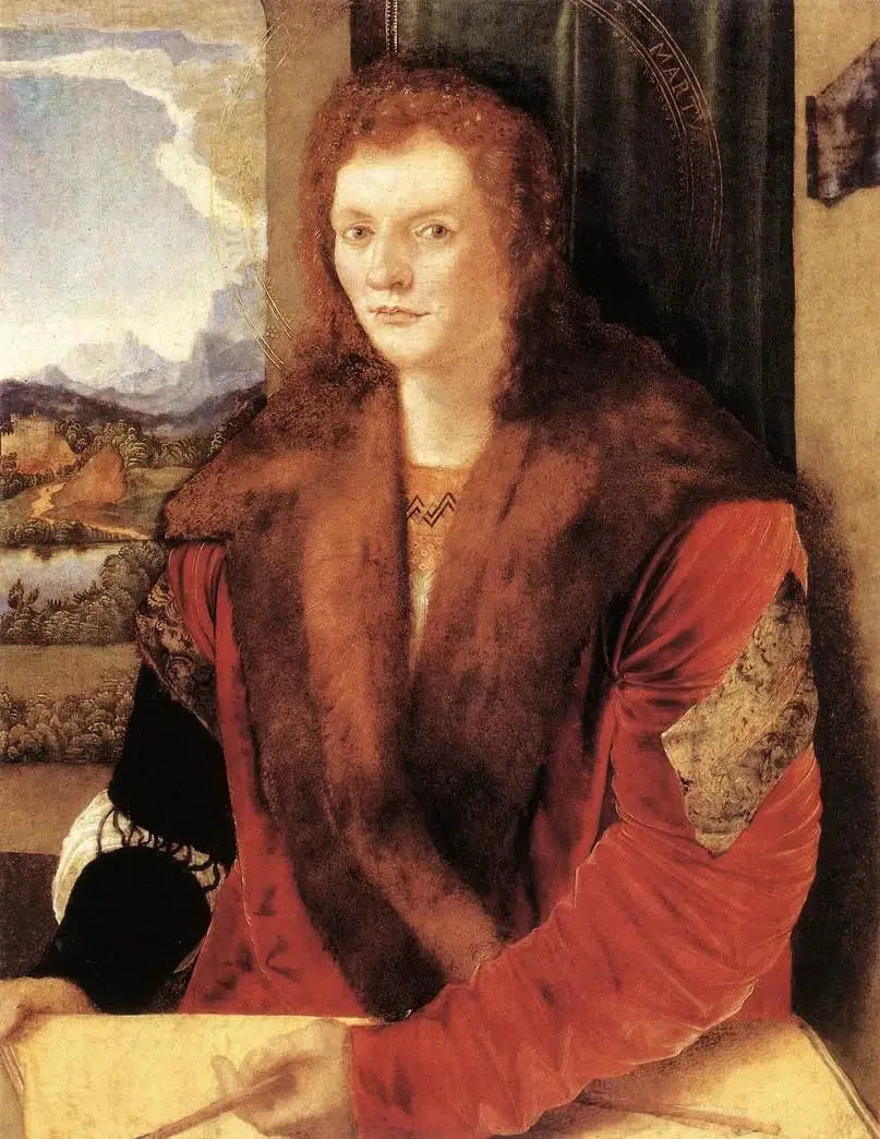Portrait d’homme - Albrecht Dürer image 1 reproduction d’œuvre d’art à l’huile