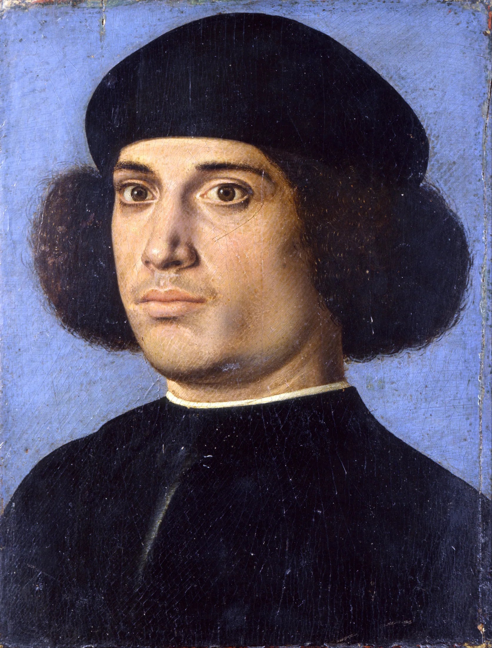 Portrait d’homme - Andrea Previtali image 1 reproduction d’œuvre d’art à l’huile