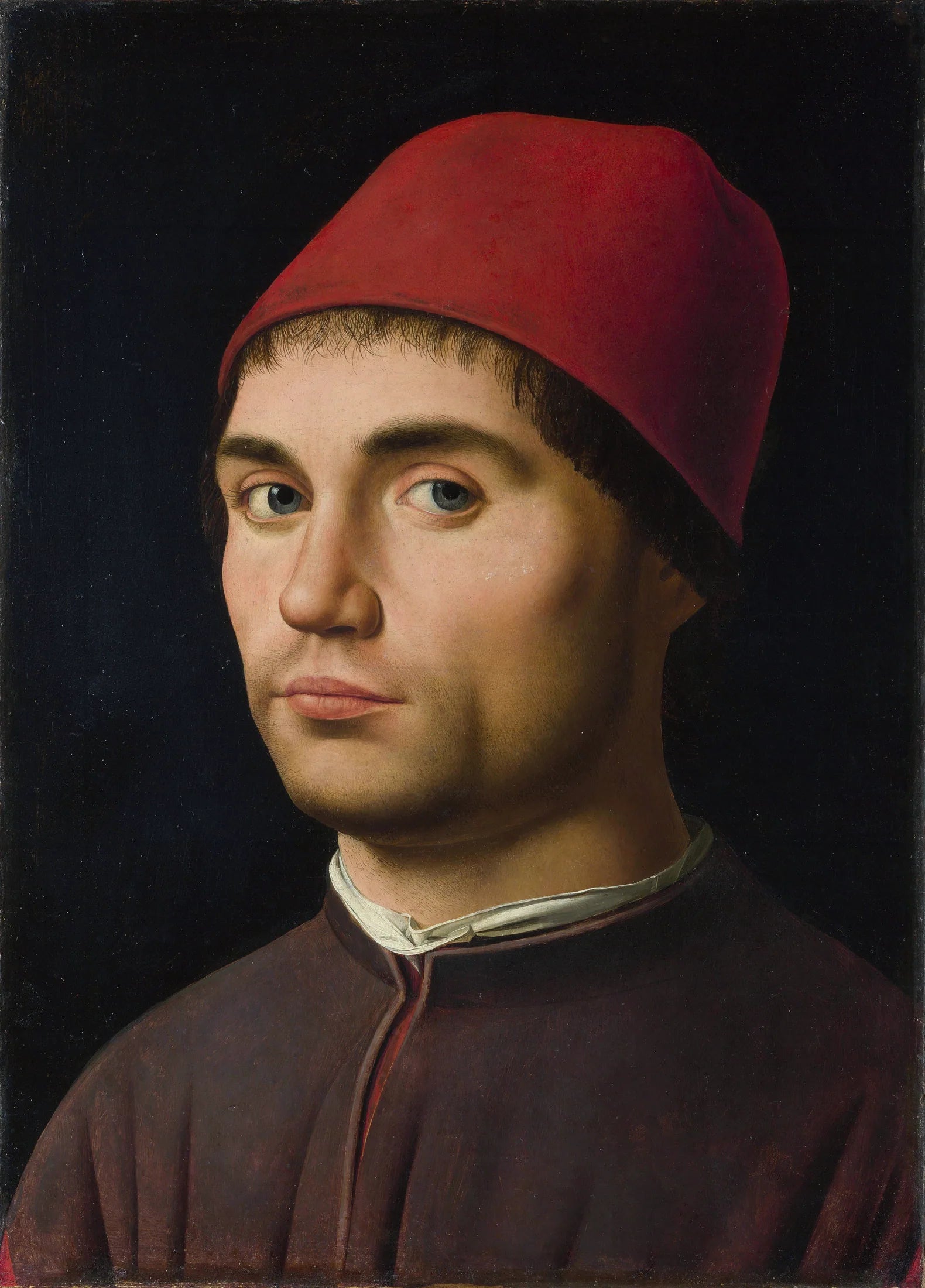 Portrait d’homme - Antonello de Messine image 1 copie peinte à la main à l’huile