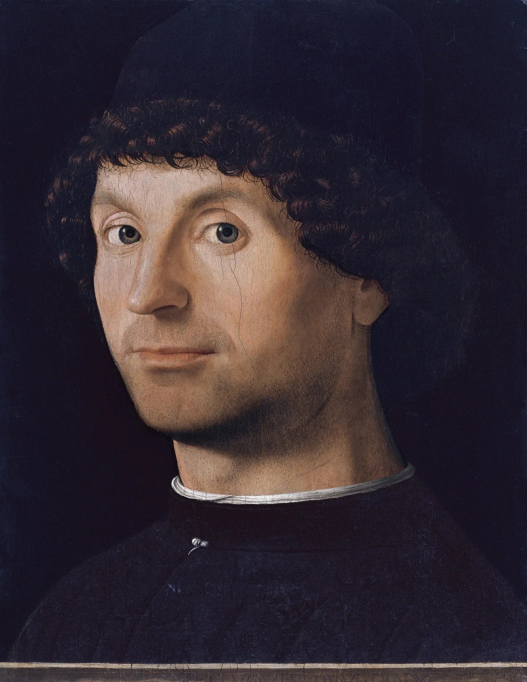 Portrait d'homme - Antonello de Messine image 1 reproduction de peinture à l’huile