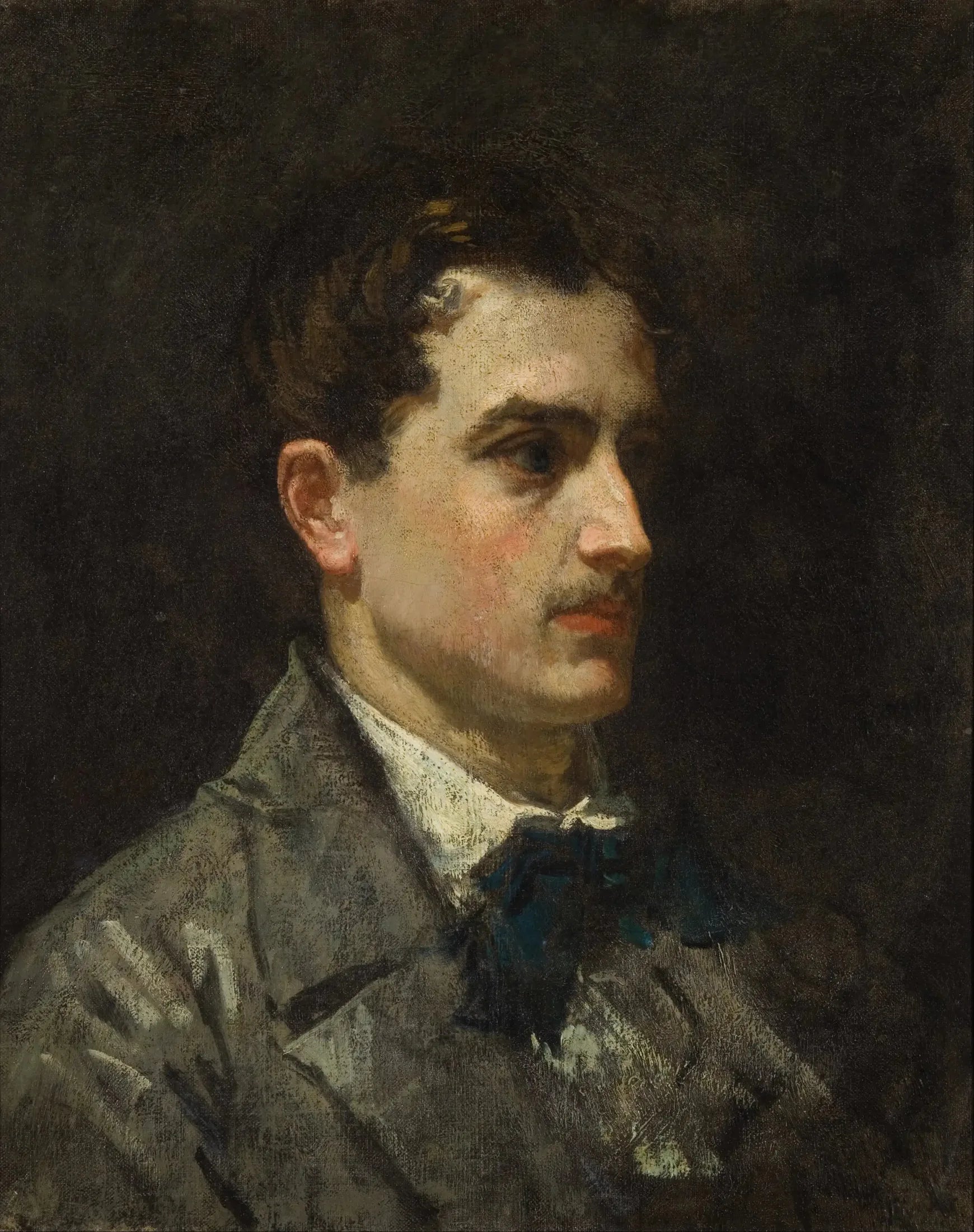 Portrait d'homme (Antonin Proust ?) - Édouard Manet image 1 tableau peint à l’huile sur toile