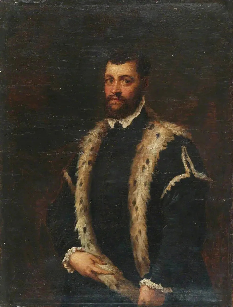 Portrait d'homme (d'après Titien) - David Teniers le Jeune image 1 reproduction de peinture à l’huile