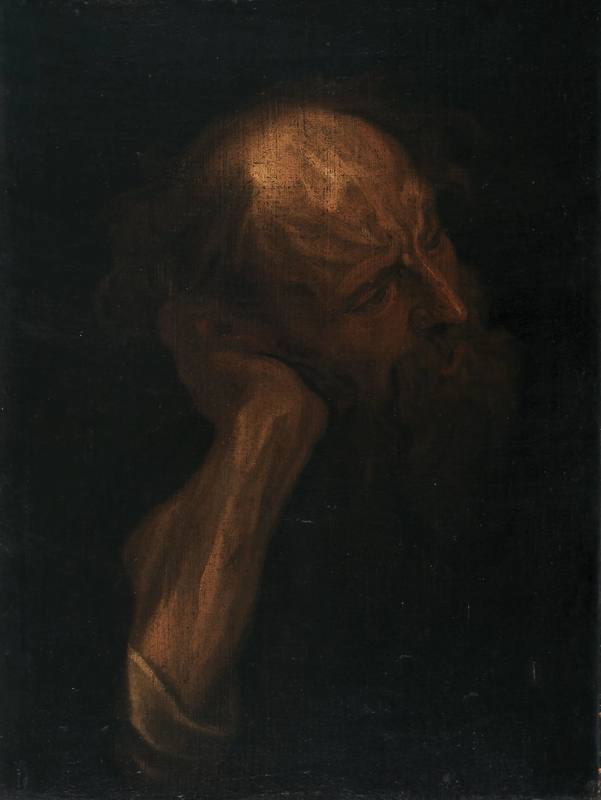 Portrait d'homme barbu - Antoine van Dyck image 1 copie peinte à la main à l’huile
