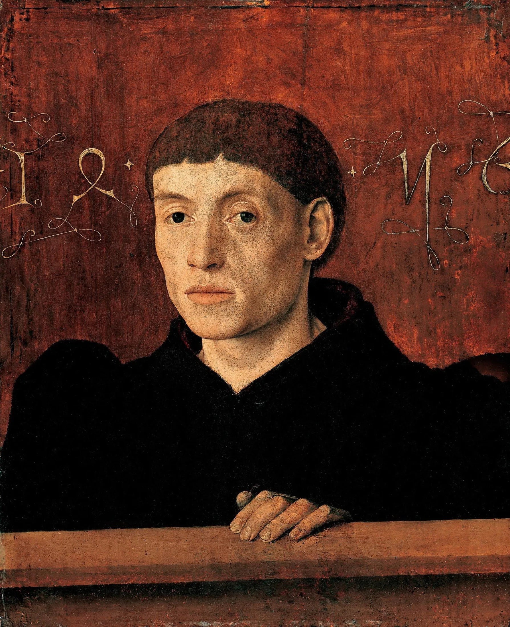 Portrait d'homme - Barthélemy d'Eyck image 1 copie peinte à la main à l’huile