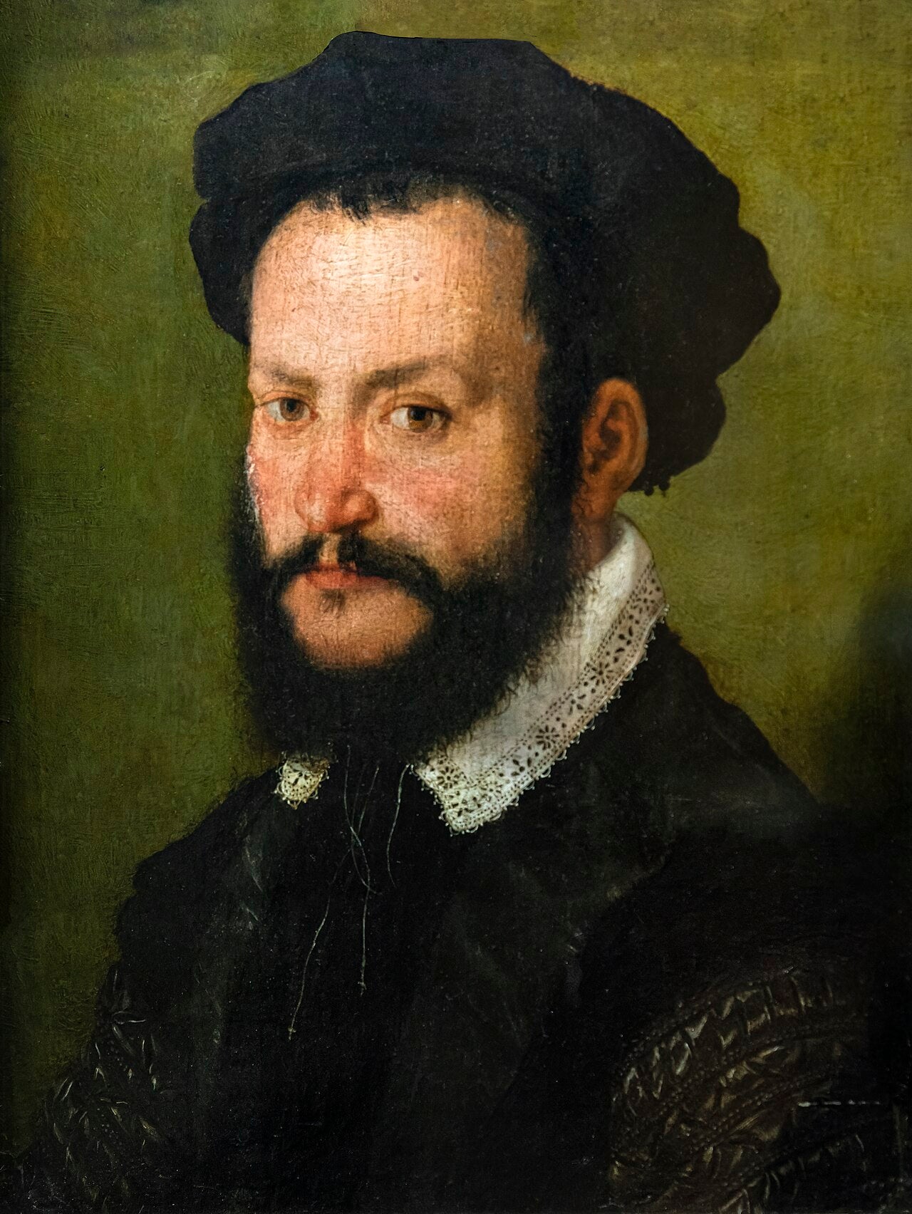 Portrait d'homme brun - Corneille de Lyon image 1 reproduction de peinture à l’huile