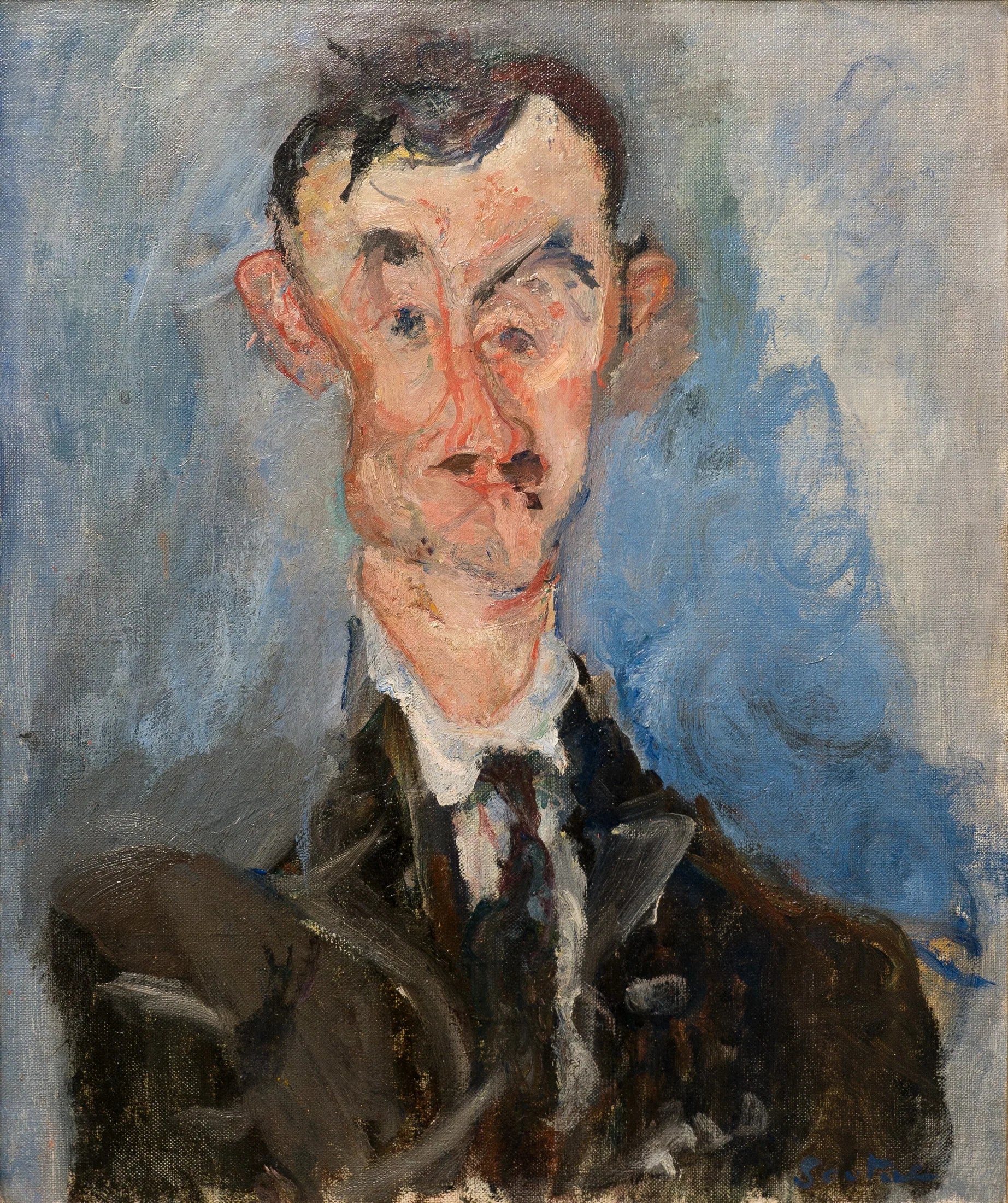 Portrait d'homme - Chaïm Soutine image 1 reproduction de peinture à l’huile