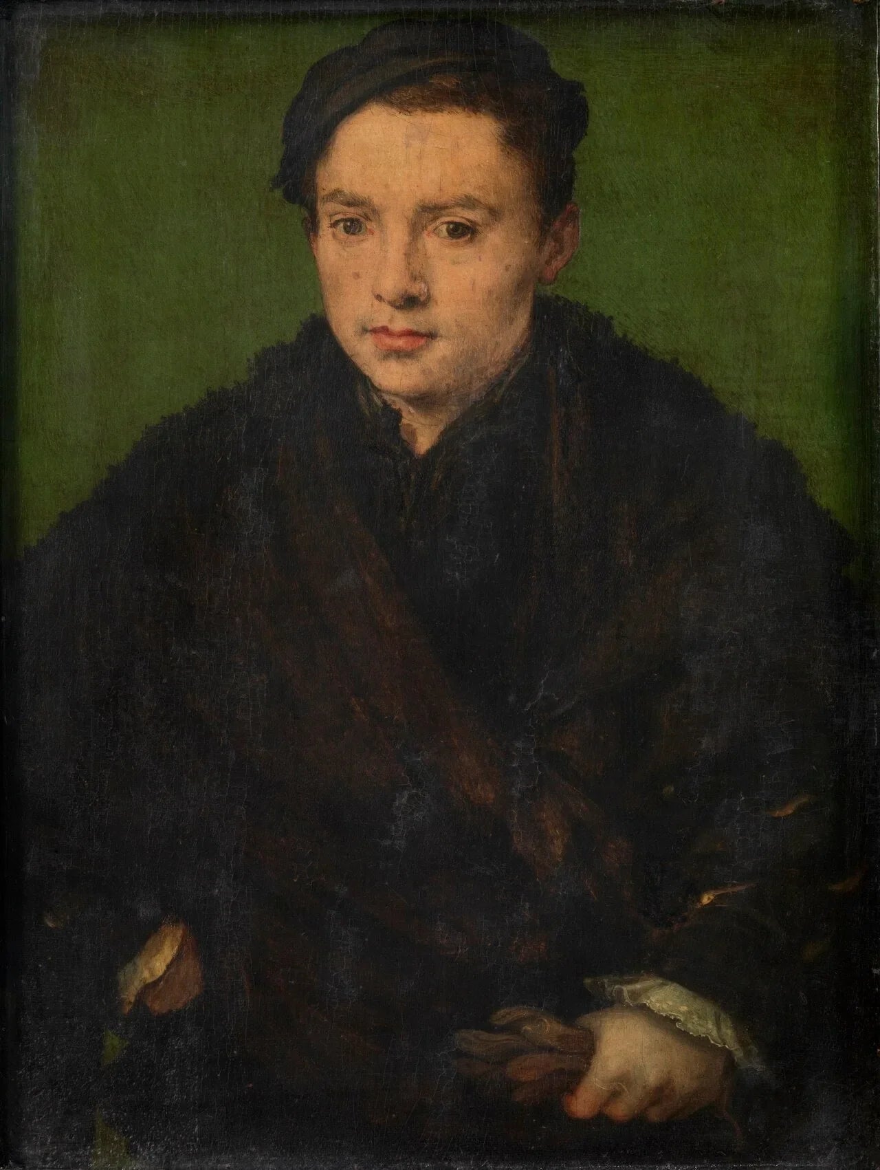 Portrait d'homme - Corneille de Lyon image 1 reproduction artisanale de tableau