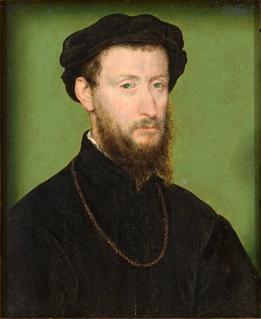 Portrait d'homme - Corneille de Lyon image 1 tableau peint à l’huile sur toile