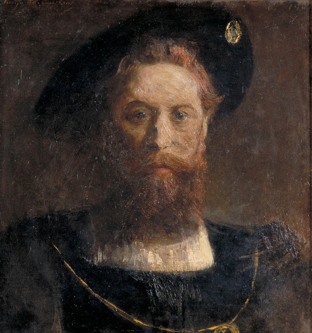 Portrait d'homme de la Renaissance - Jean-Joseph Benjamin-Constant image 1 reproduction de peinture à l’huile