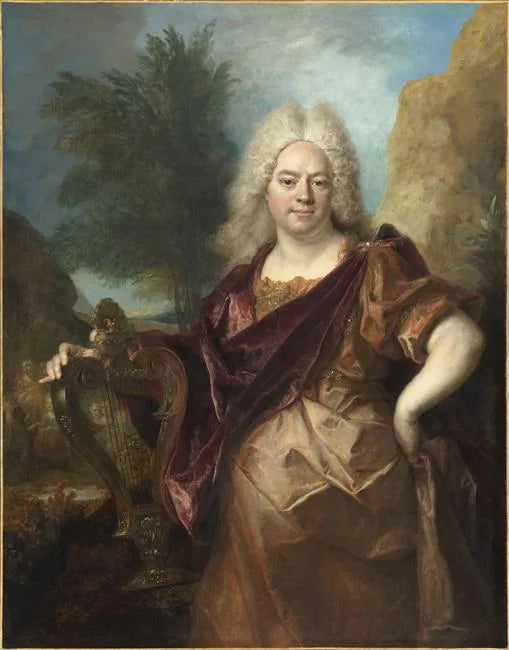 Portrait d'homme en Apollon - Nicolas de Largillière image 1 tableau peint à l’huile sur toile