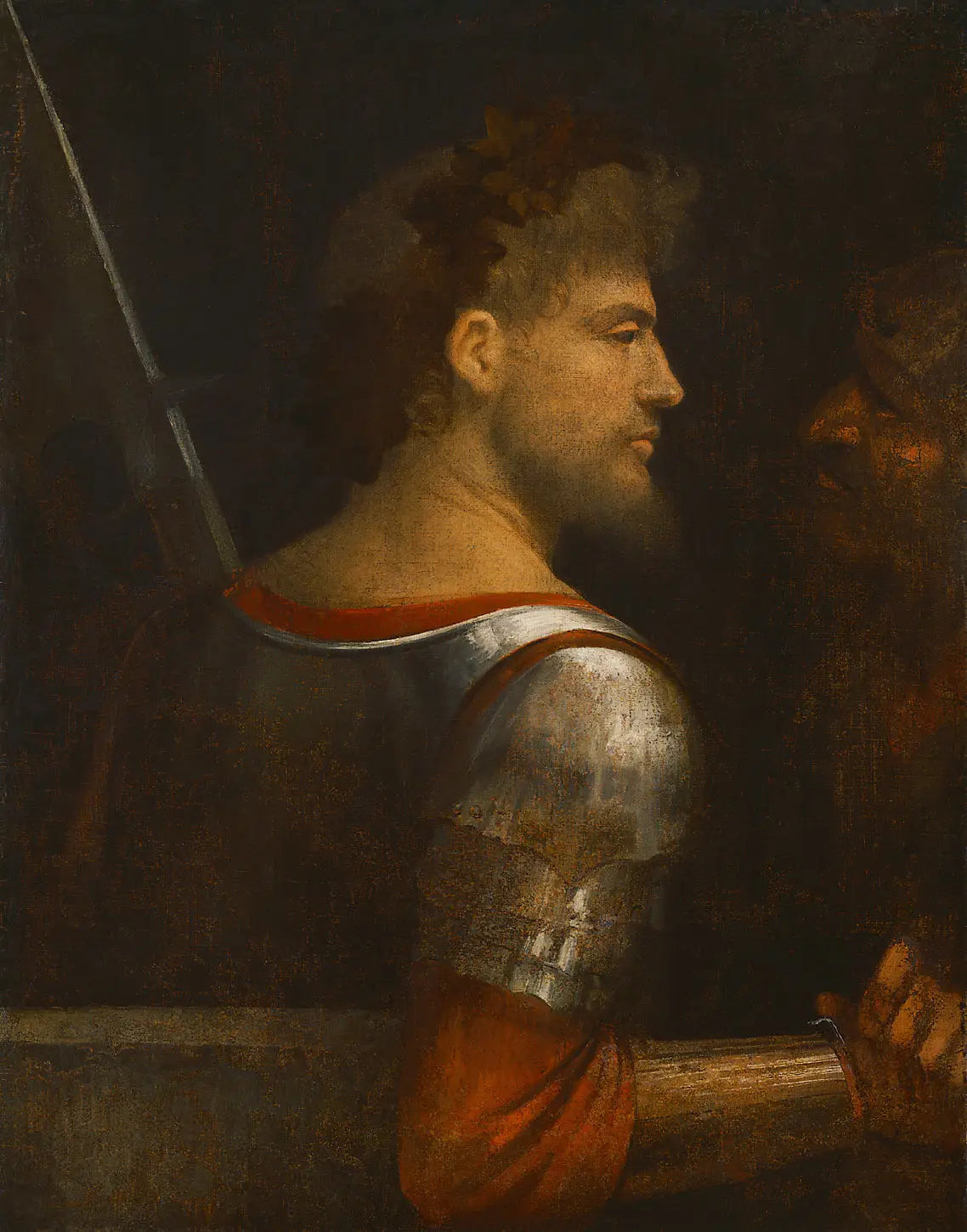 Portrait d'homme en arme - Giorgione image 1 reproduction réalisée par Alpha Reproduction
