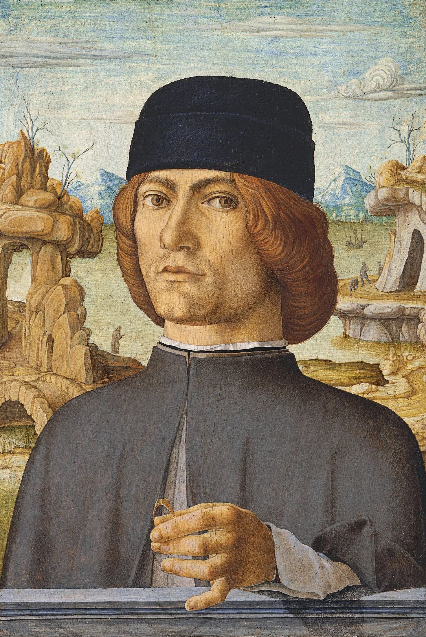 Portrait d’homme - Francesco del Cossa image 1 reproduction artisanale de tableau
