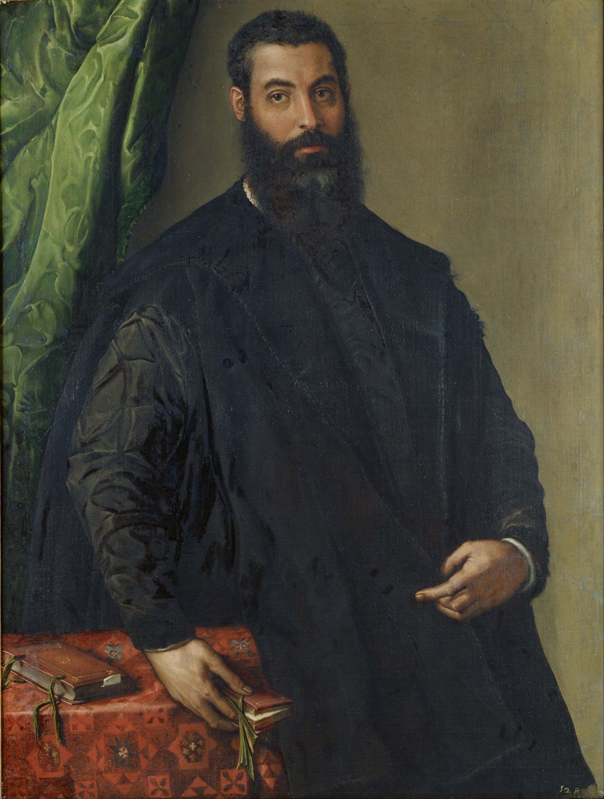 Portrait d'homme - Francesco Salviati image 1 tableau peint à l’huile sur toile