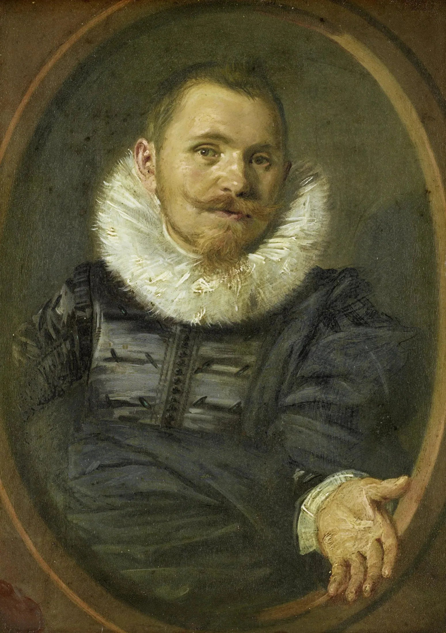 Portrait d'homme - Frans Hals image 1 reproduction de peinture à l’huile