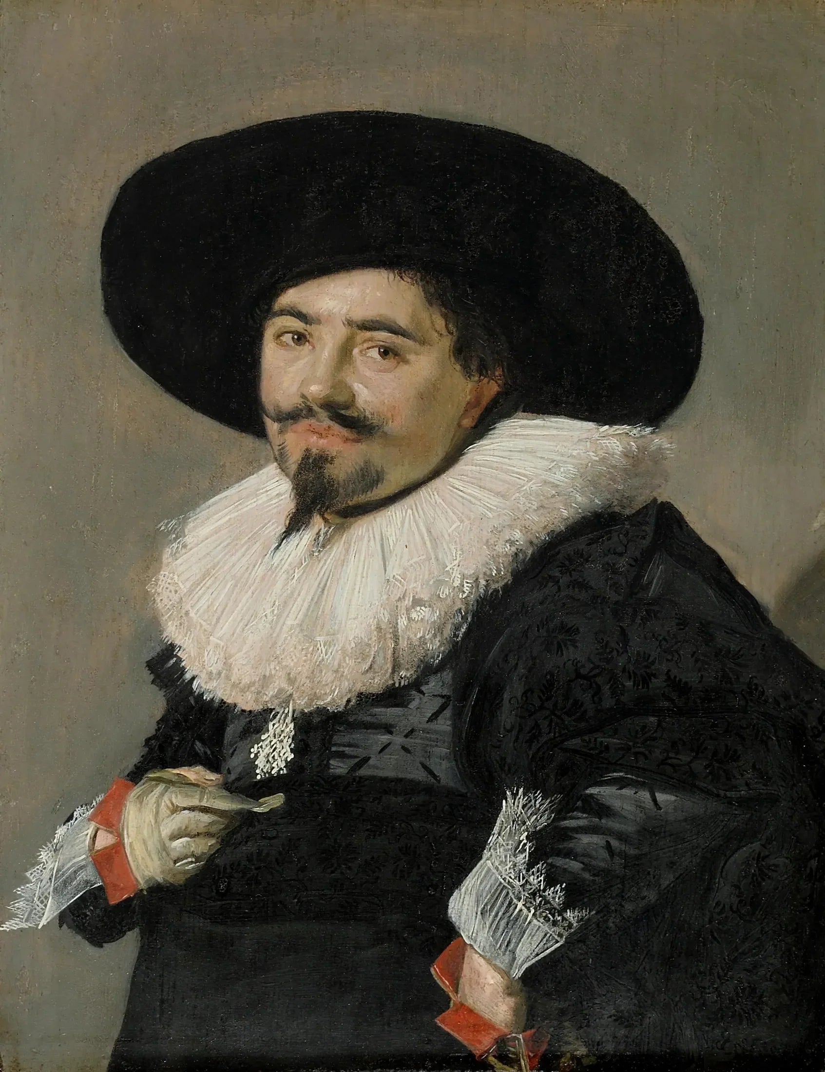 Portrait d'homme - Frans Hals image 1 tableau peint à l’huile sur toile