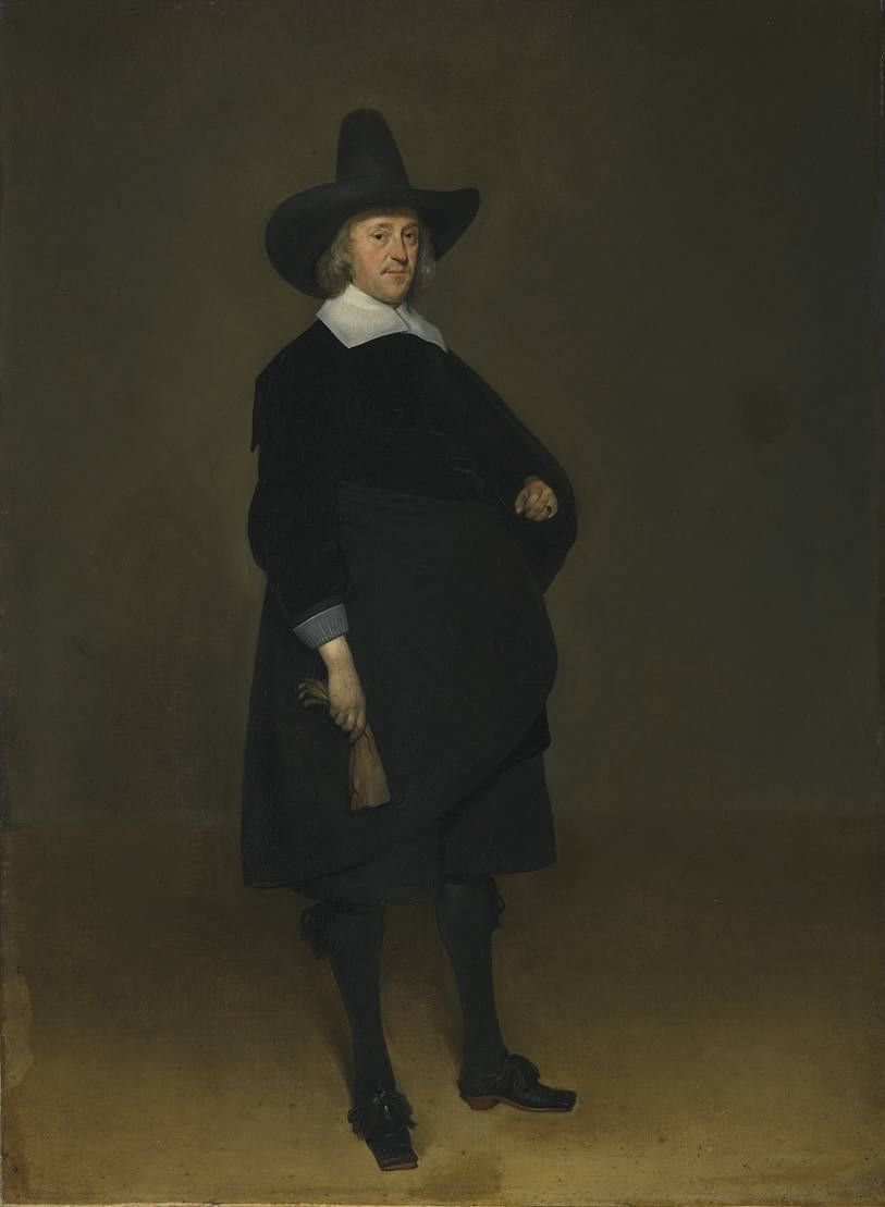 Portrait d'homme - Gerard ter Borch image 1 tableau peint à l’huile sur toile