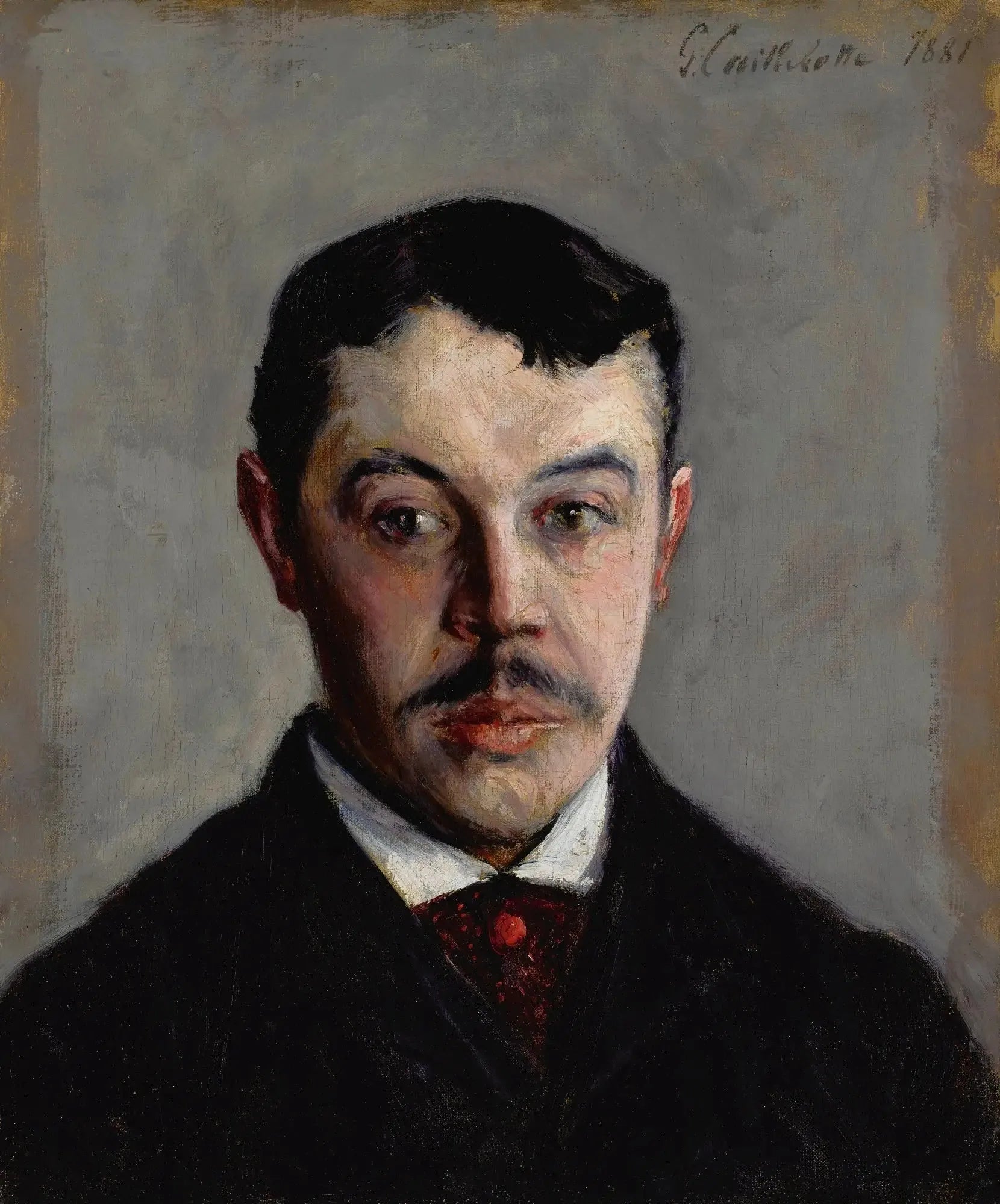 Portrait d'homme - Gustave Caillebotte image 1 reproduction réalisée par Alpha Reproduction