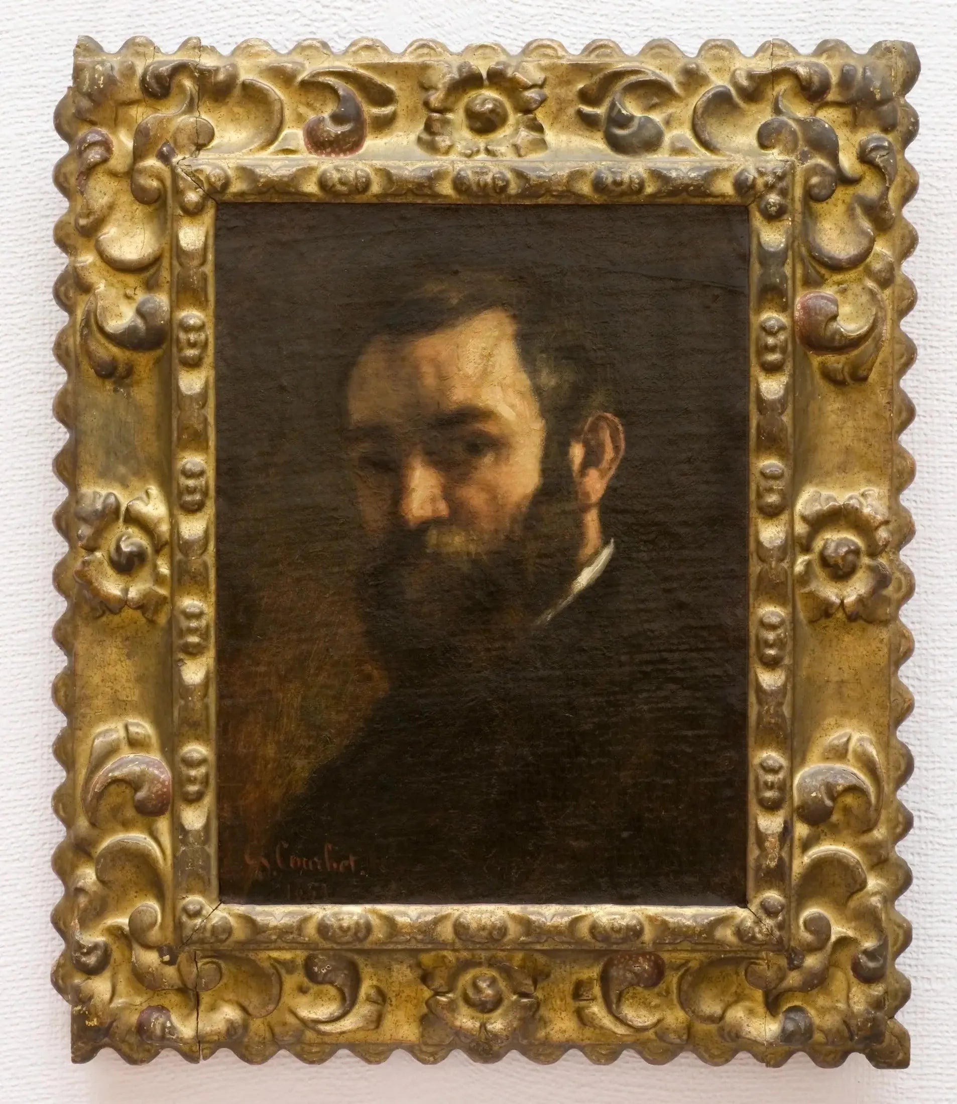 Portrait d'homme - Gustave Courbet image 1 tableau peint à l’huile sur toile
