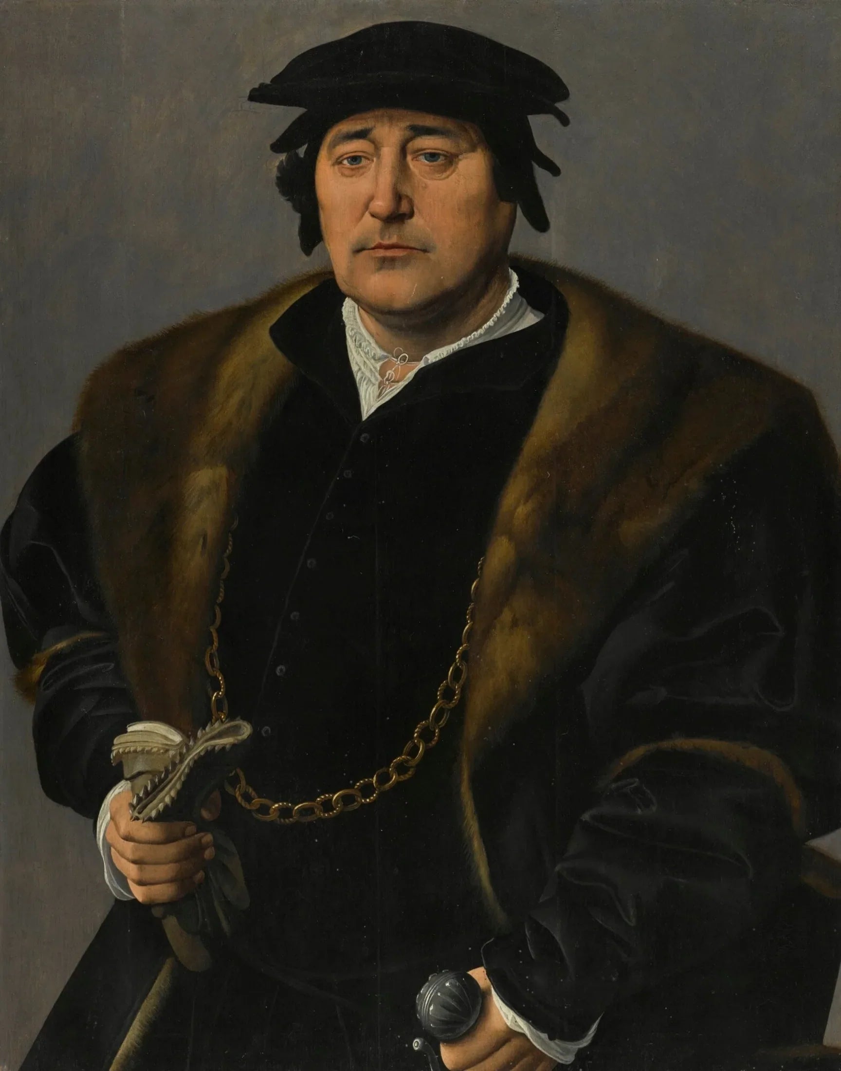 Portrait d'homme - Joos van Cleve image 1 reproduction d’œuvre d’art à l’huile
