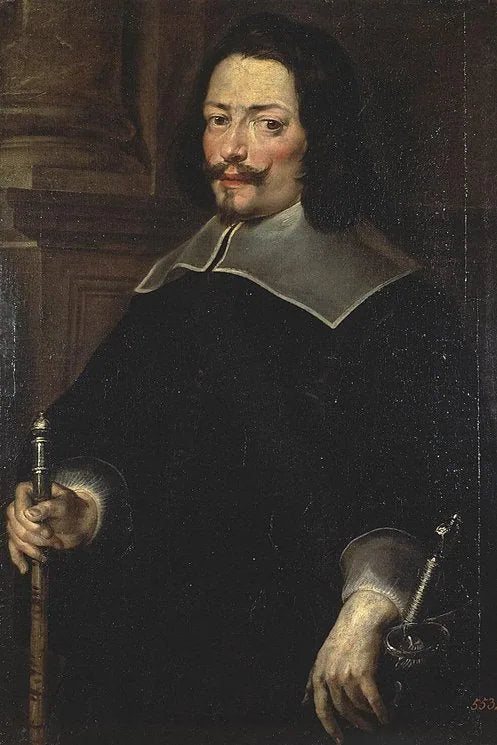 Portrait d'homme - Juan Carreño de Miranda image 1 copie de tableau peinte à la main