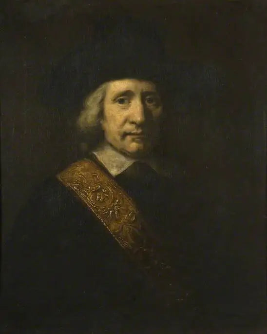 Portrait d'homme (Le Porte-étendard, Floris Soop, 1604–1657) - Rembrandt