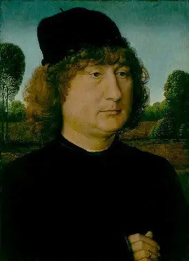 Portrait d'homme (MRBAB) - Hans Memling image 1 reproduction réalisée par Alpha Reproduction