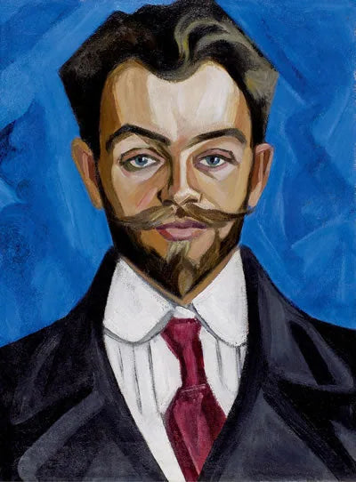Portrait d'homme - Olga Rozanova image 1 copie peinte à la main à l’huile