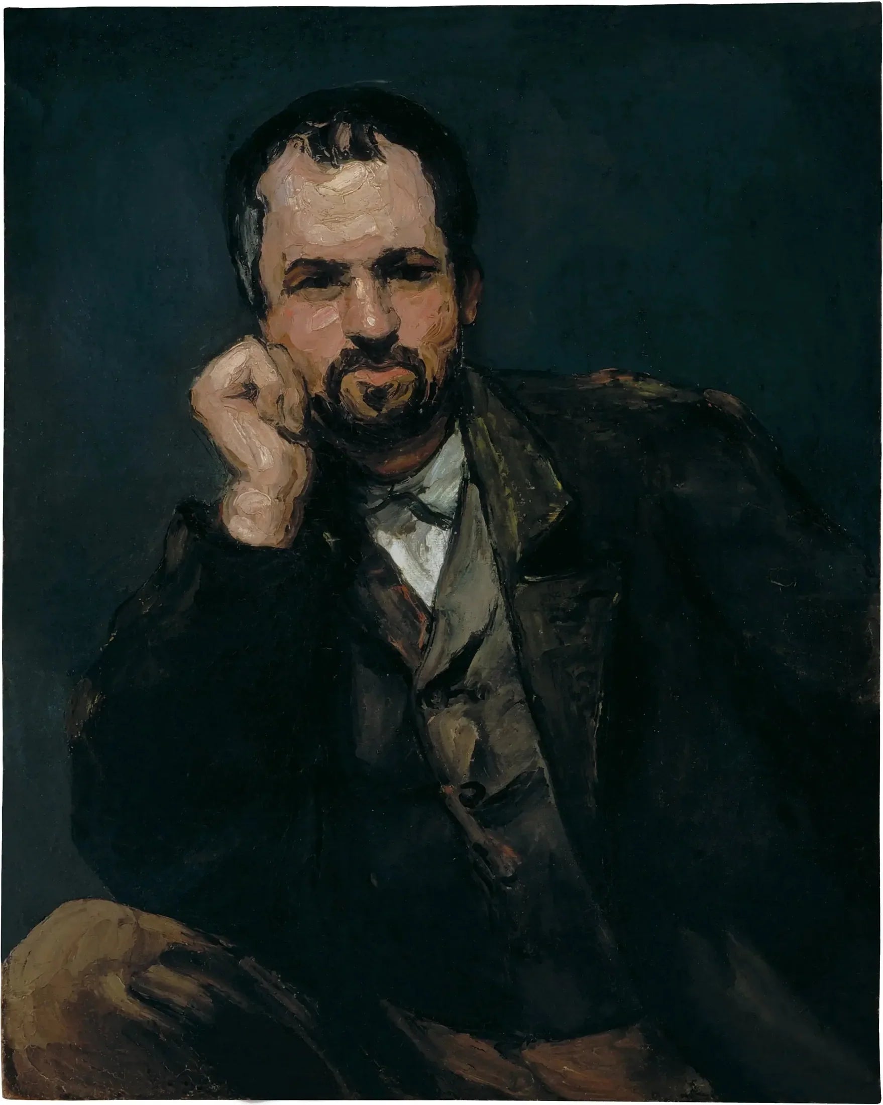 Portrait d'homme - Paul Cézanne image 1 copie de tableau peinte à la main