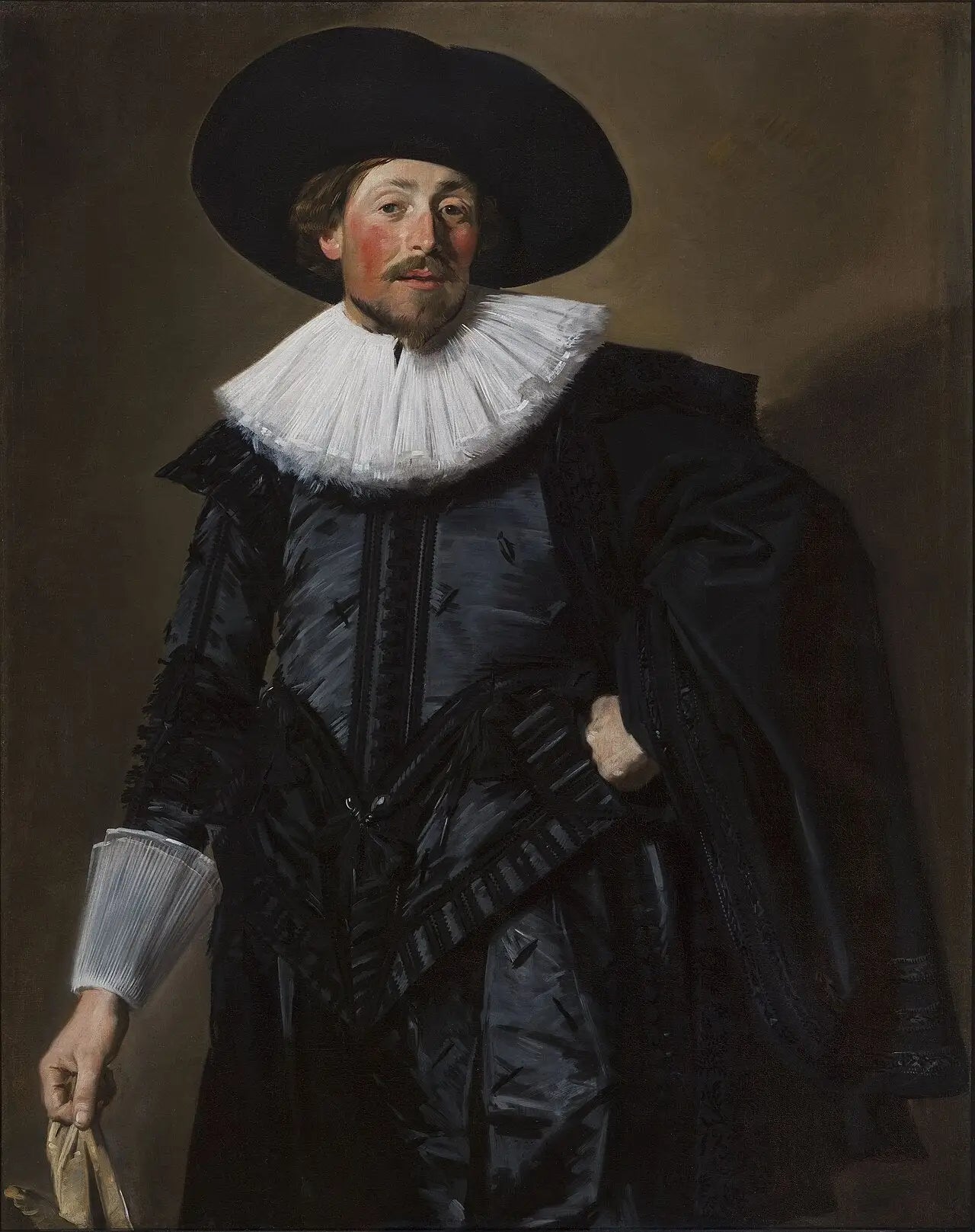 Portrait d'homme; (possible) Michiel de Wael (1596-1659) - Frans Hals image 1 tableau peint à l’huile sur toile