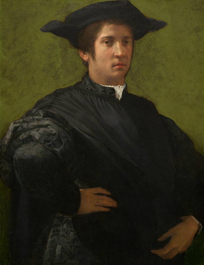 Portrait d’homme - Rosso Fiorentino - Alpha Reproduction
