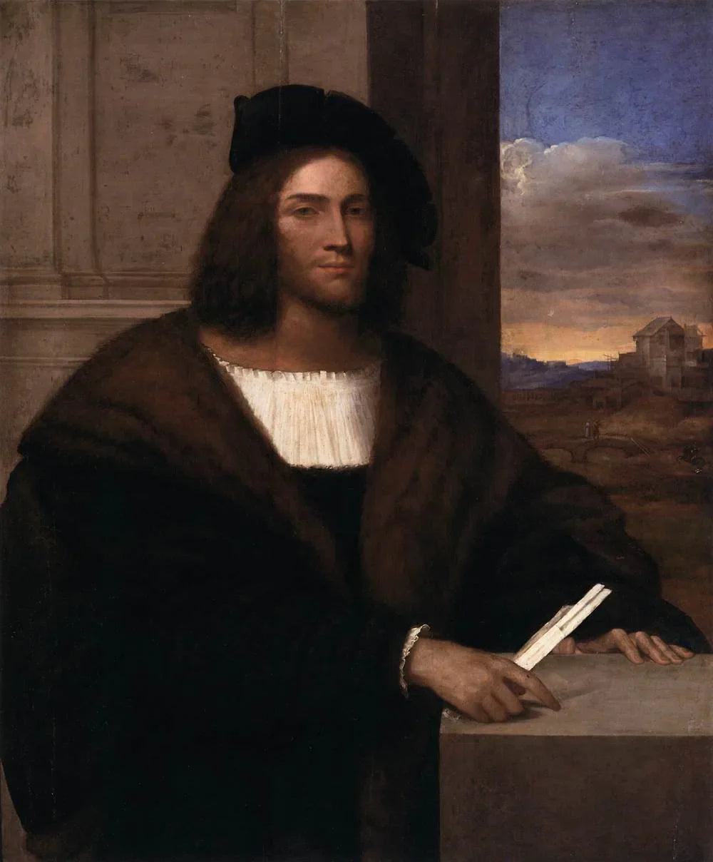 Portrait d'homme - Sebastiano del Piombo image 1 copie peinte à la main à l’huile
