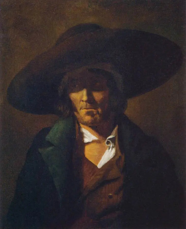 Portrait d'homme - Théodore Géricault image 1 tableau peint à l’huile sur toile