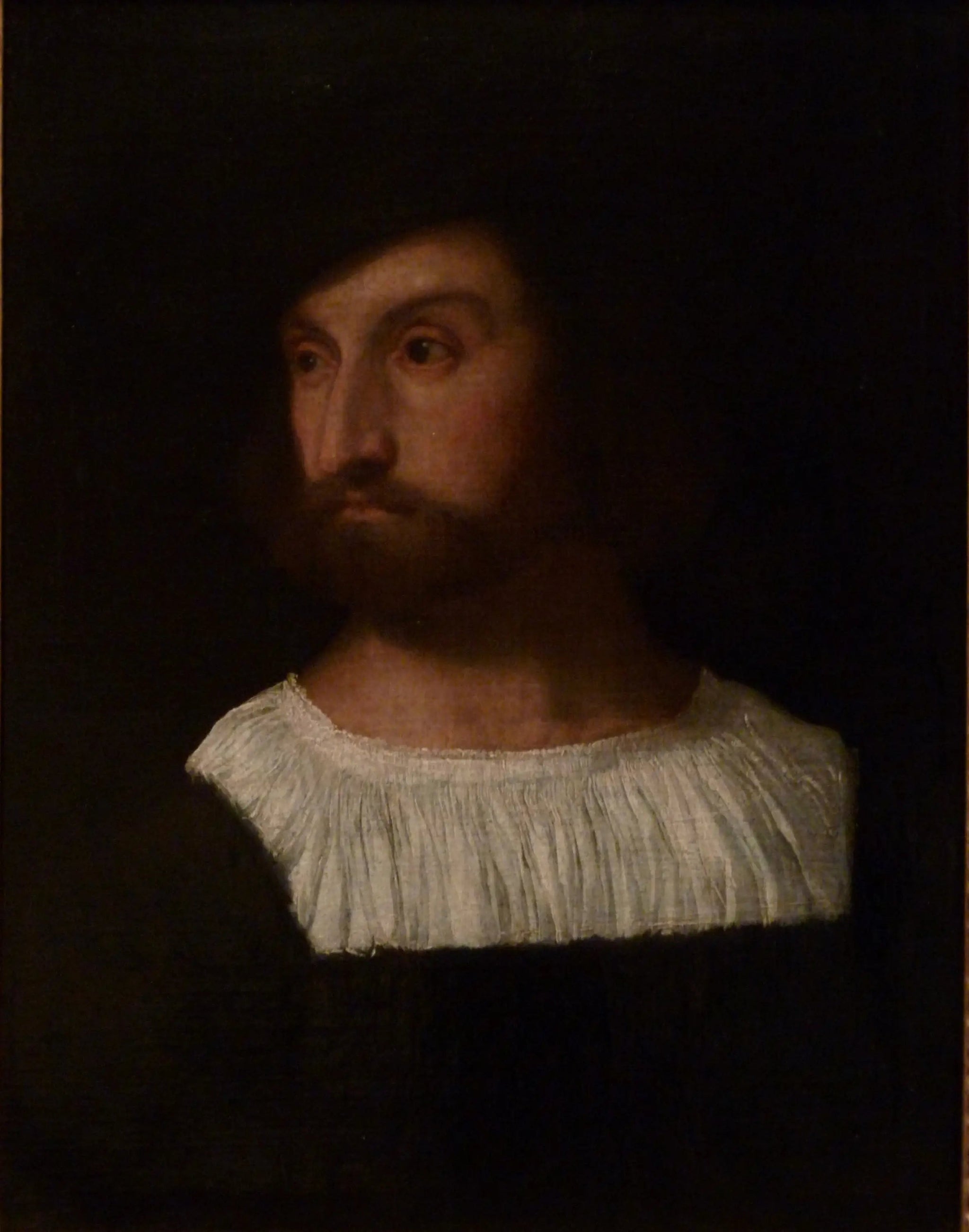 Portrait d'homme - Titian image 1 tableau peint à l’huile sur toile