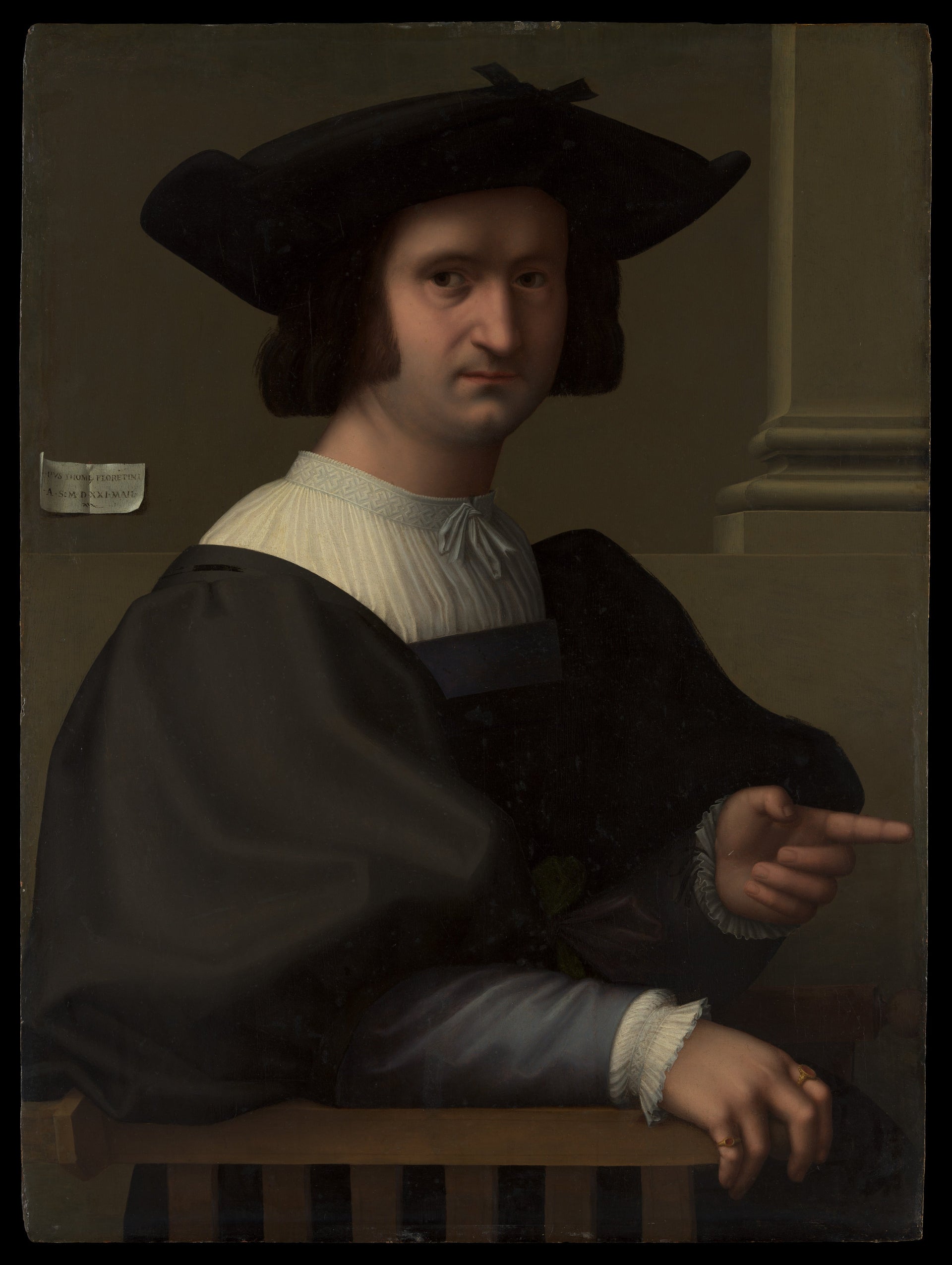 Portrait d'homme - Tommaso Lunetti image 1 reproduction artisanale de tableau