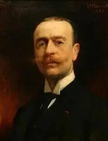 Portrait d'Hugues Krafft - Léon Bonnat image 1 reproduction artisanale de tableau