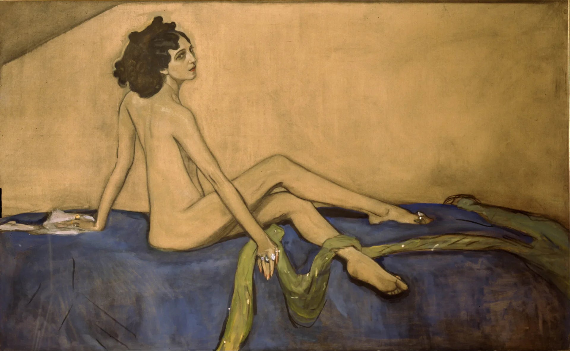 Portrait d'Ida Rubinstein - Valentin Serov image 1 reproduction de peinture à l’huile