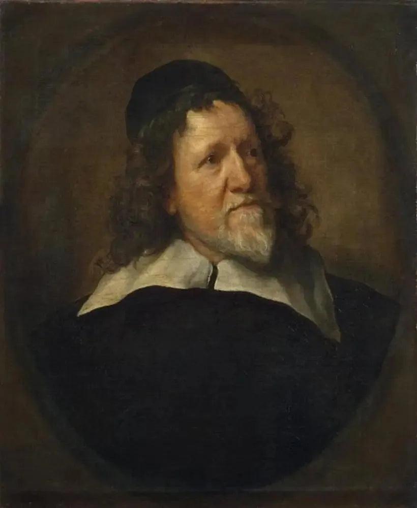 Portrait d'Inigo Jones (1573-1652) - Antoine van Dyck image 1 copie de tableau peinte à la main