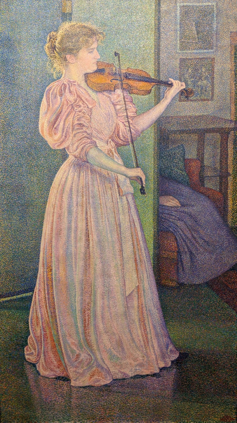 Portrait d'Irma Sèthe - Théo van Rysselberghe