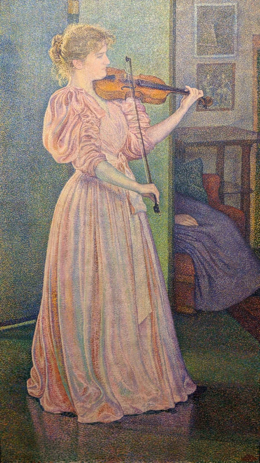 Portrait d'Irma Sèthe - Théo van Rysselberghe