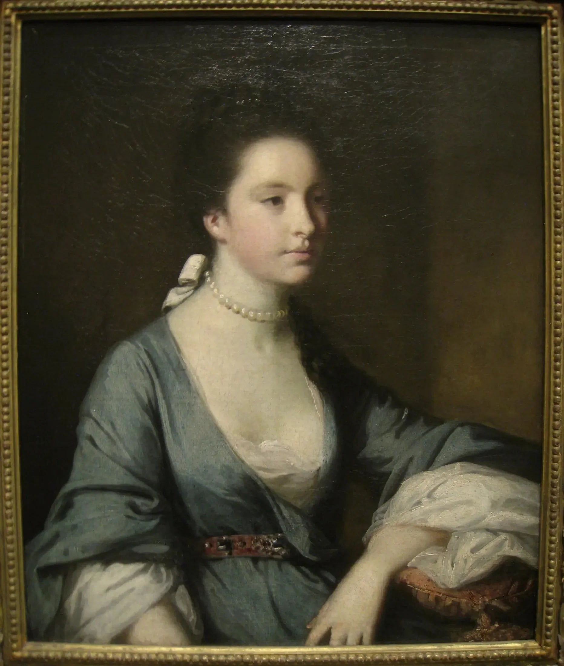 Portrait d'Isabella Carr, future comtesse d'Erroll - Joshua Reynolds image 1 copie de tableau peinte à la main