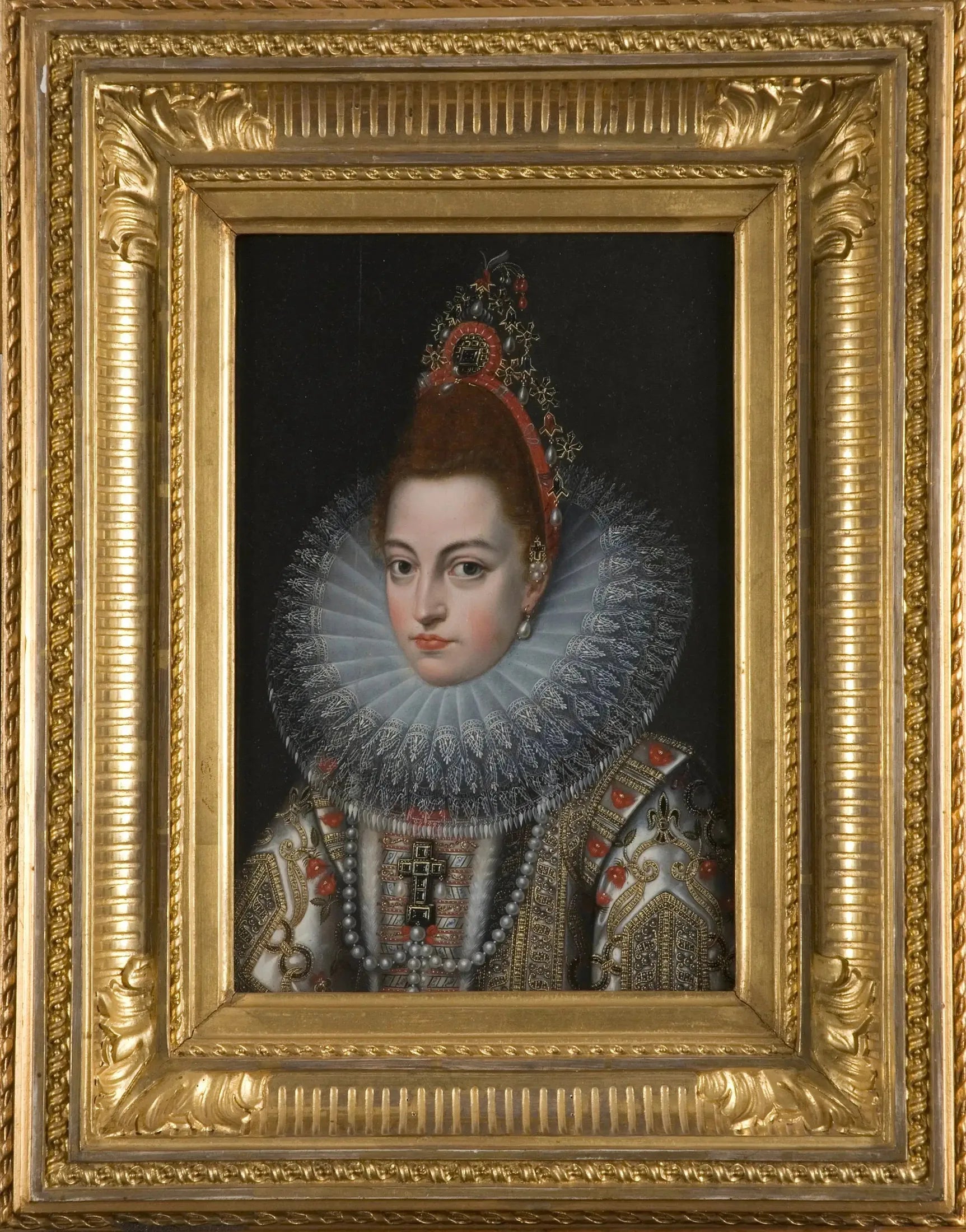 Portrait d'Isabella Klara Eugenia, 1566-1633 - Frans Pourbus the Younger image 1 copie peinte à la main à l’huile