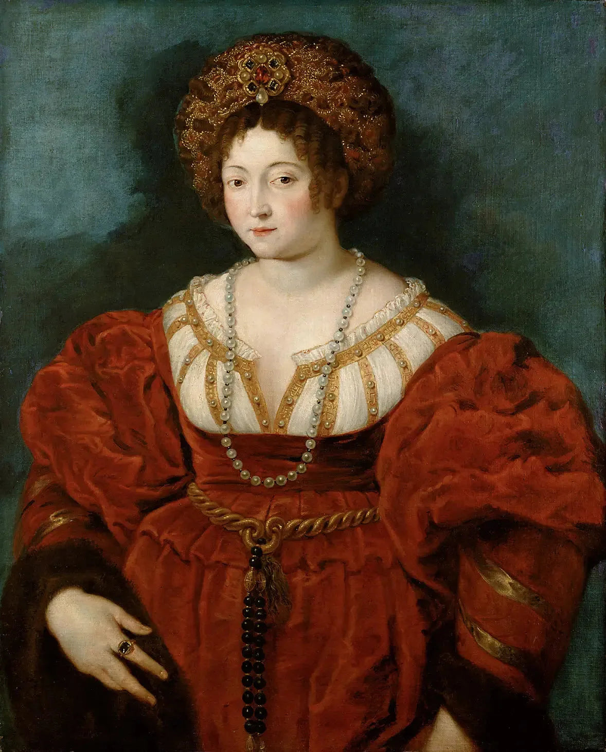 Portrait d'Isabelle d'Este - Peter Paul Rubens image 1 reproduction de peinture à l’huile