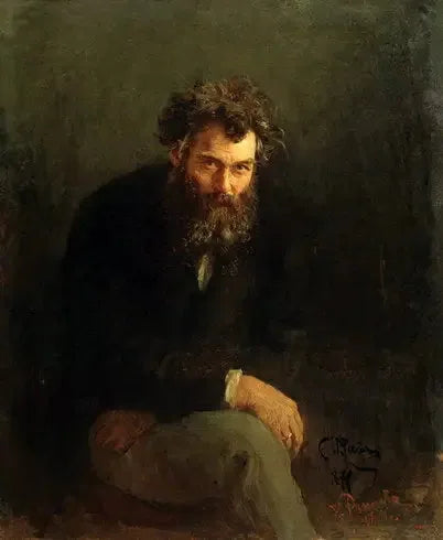 Portrait d'Ivan Chichkine - Ilya Repin image 1 copie de tableau peinte à la main