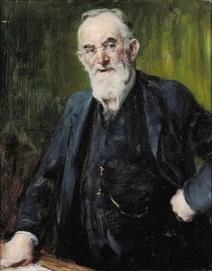Portrait d'Octavius Hansen. - Peder Severin Krøyer image 1 reproduction de peinture à l’huile