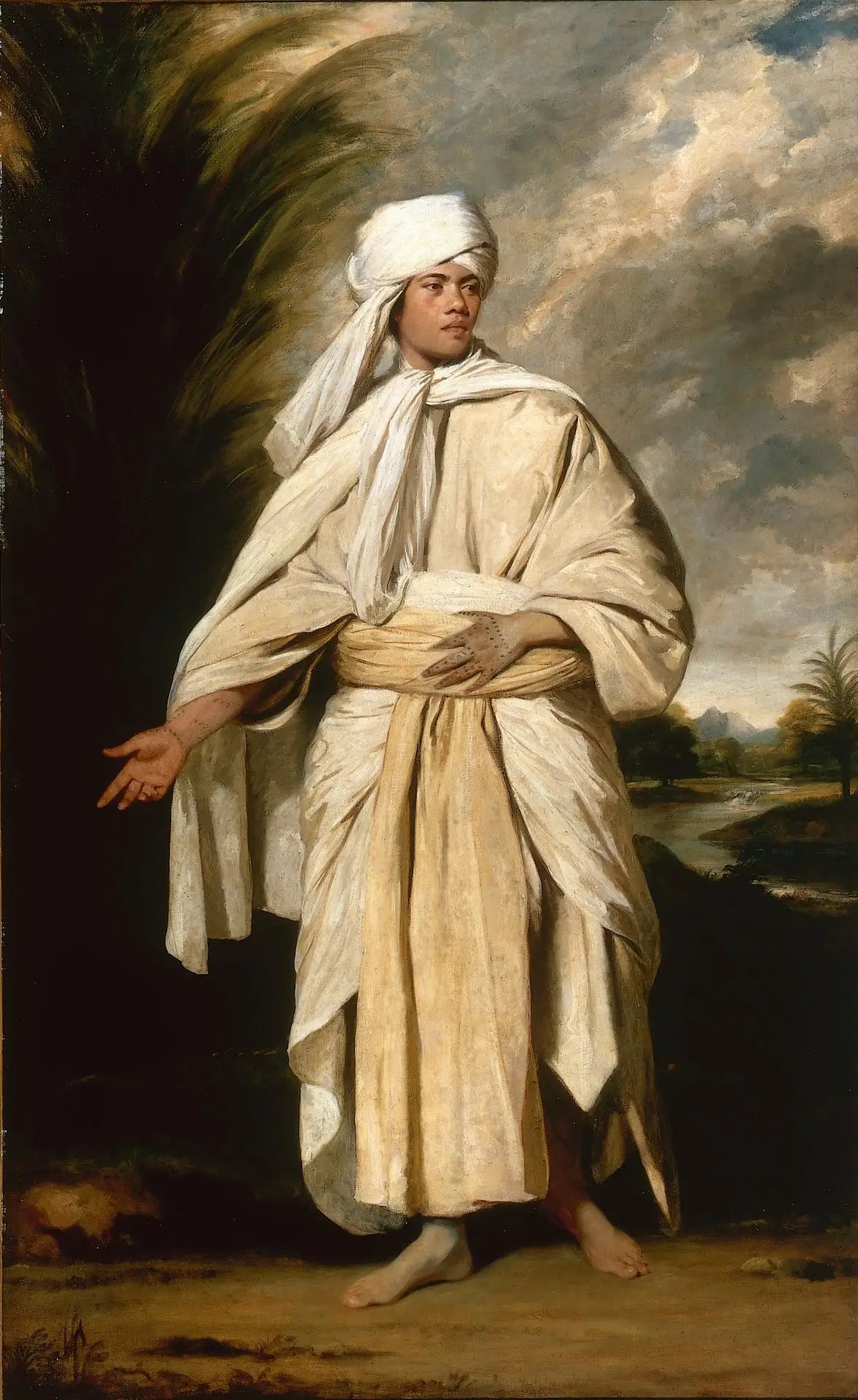 Portrait d'Omai - Joshua Reynolds image 1 reproduction de peinture à l’huile