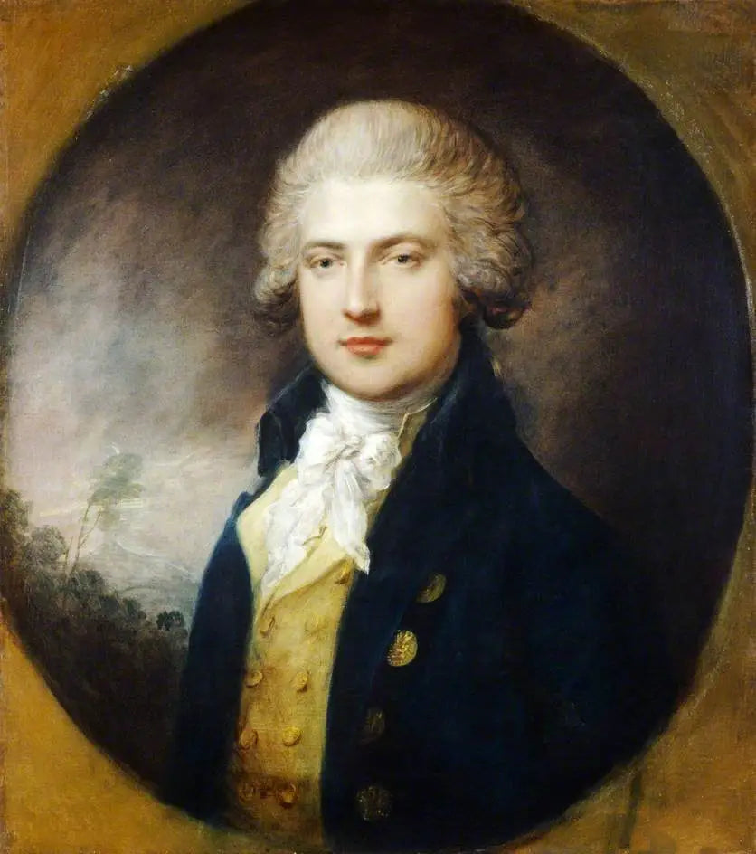 Portrait d'un associé inconnu du prince de Galles - Thomas Gainsborough image 1 tableau peint à l’huile sur toile