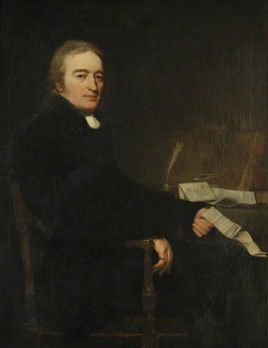Portrait d'un avocat inconnu (probablement Sir Henry Russel, 1er baronnet, 1751–1836) - Henry Raeburn image 1 reproduction réalisée par Alpha Reproduction