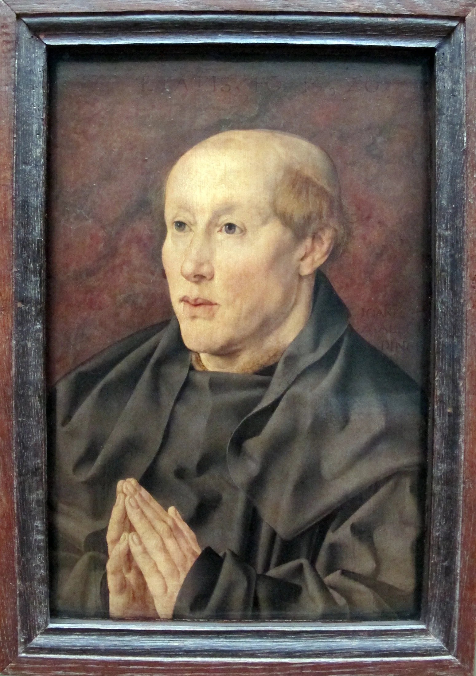 Portrait d'un bénédictin - Jan Gossaert image 1 tableau peint à l’huile sur toile