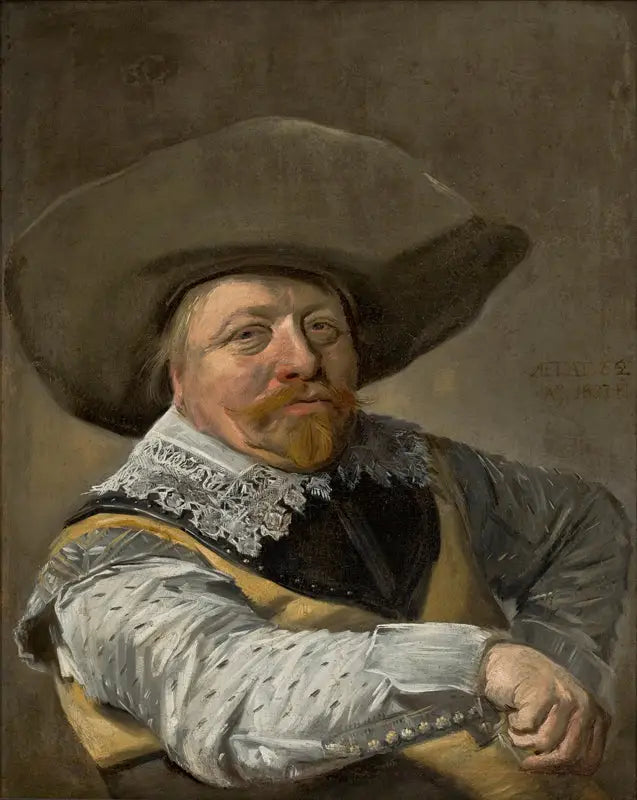 Portrait d'un cavalier - Frans Hals image 1 tableau peint à l’huile sur toile